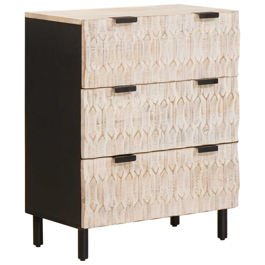 Dressoir Witte Was Afwerking 60 x 33,5 x 75 cm