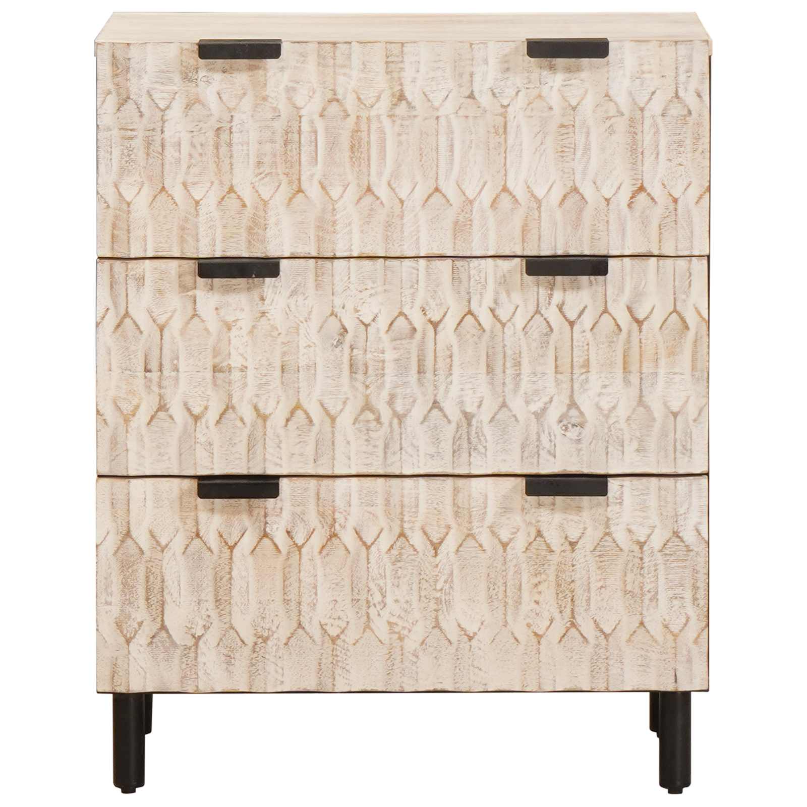 Dressoir Witte Was Afwerking 60 x 33,5 x 75 cm