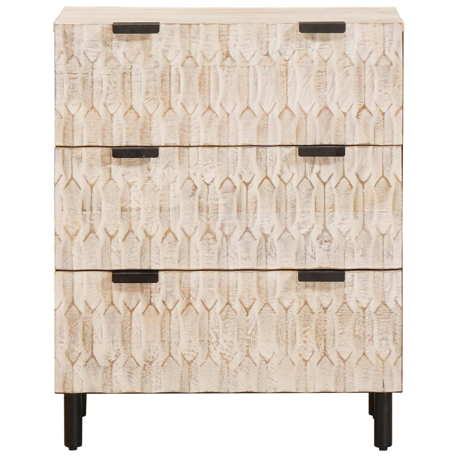 Dressoir Witte Was Afwerking 60 x 33,5 x 75 cm