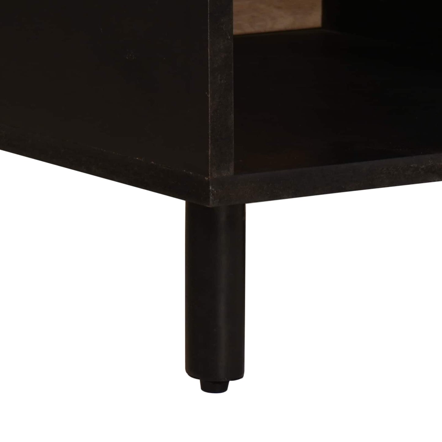 Salontafel Wit 80 x 50 x 40 cm Massief Mango Hout