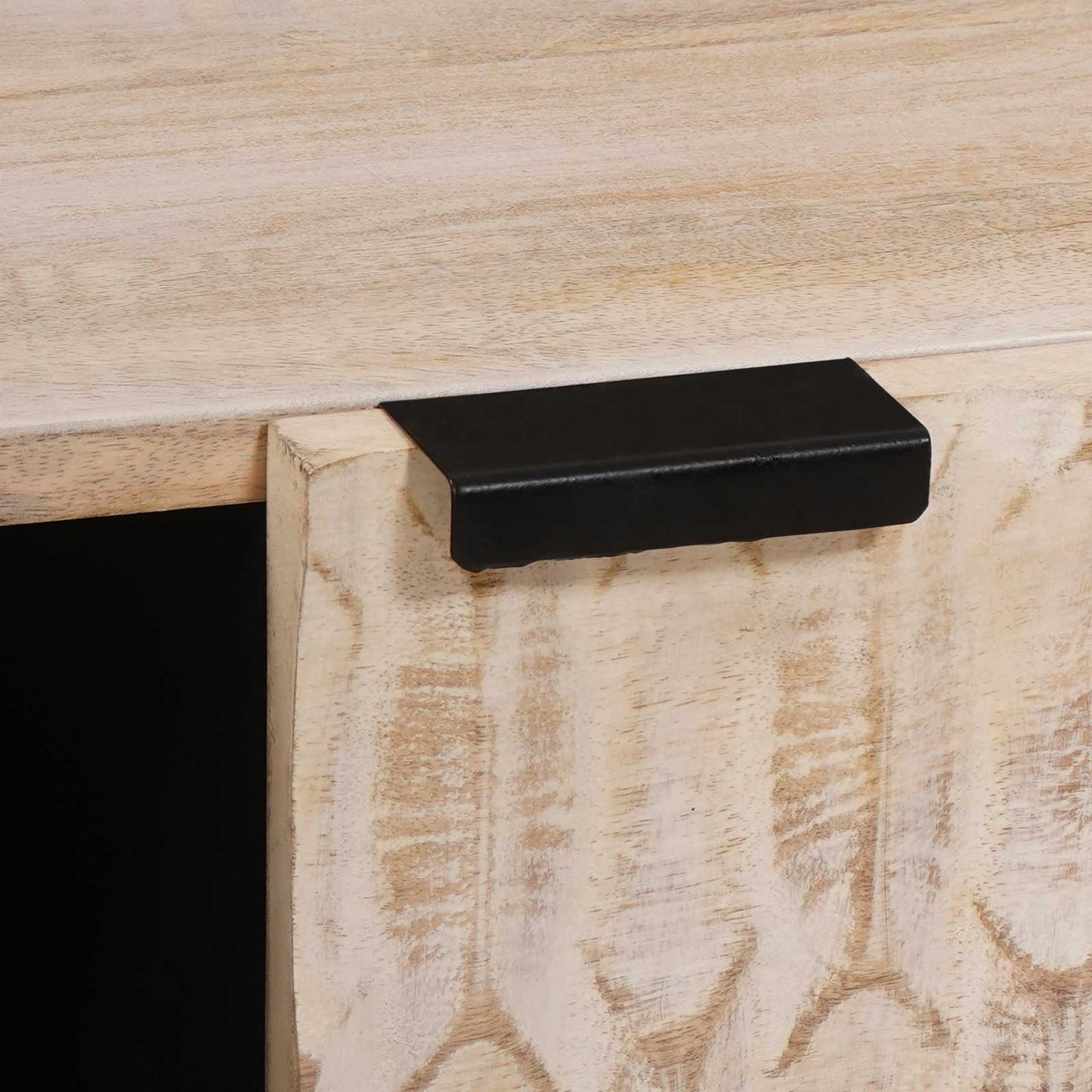 Salontafel Wit 100 x 54 x 40 cm Massief Mango Hout