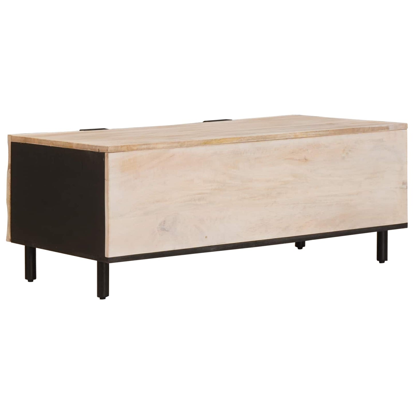 Salontafel Wit 100 x 54 x 40 cm Massief Mango Hout
