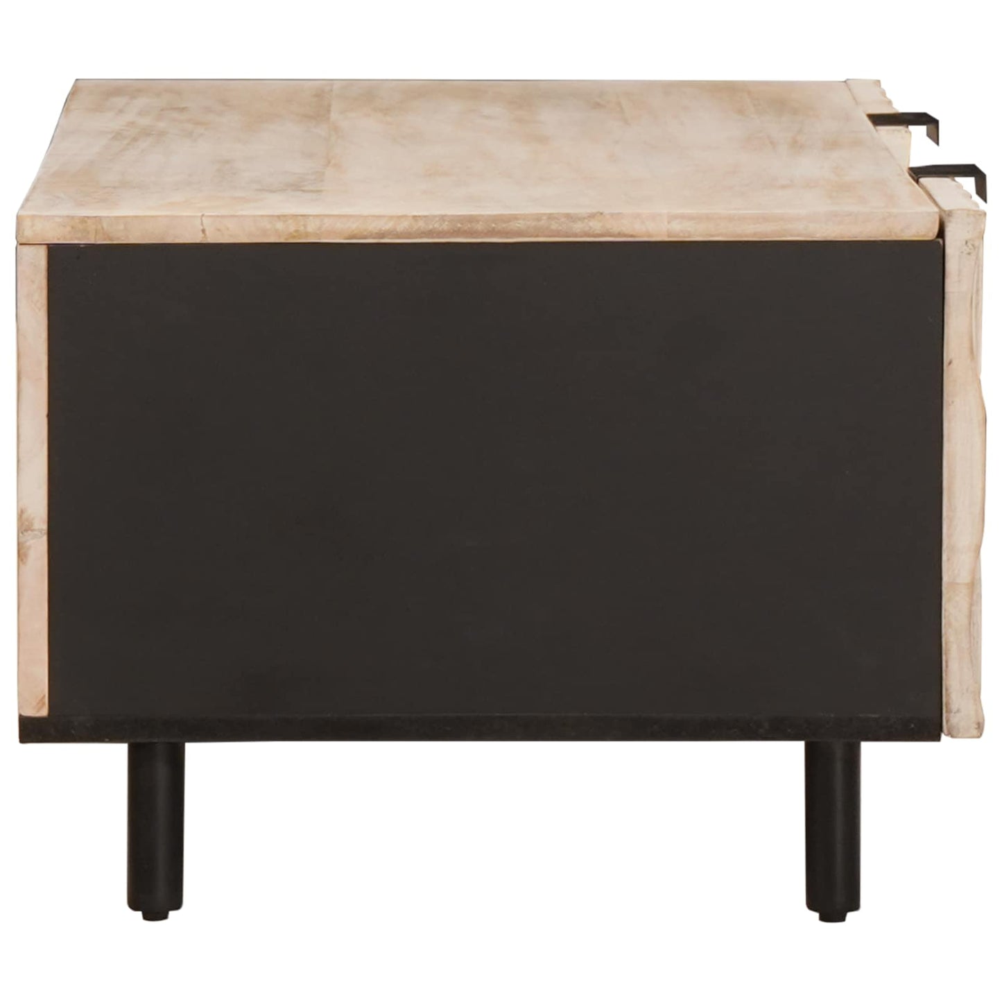 Salontafel Wit 100 x 54 x 40 cm Massief Mango Hout