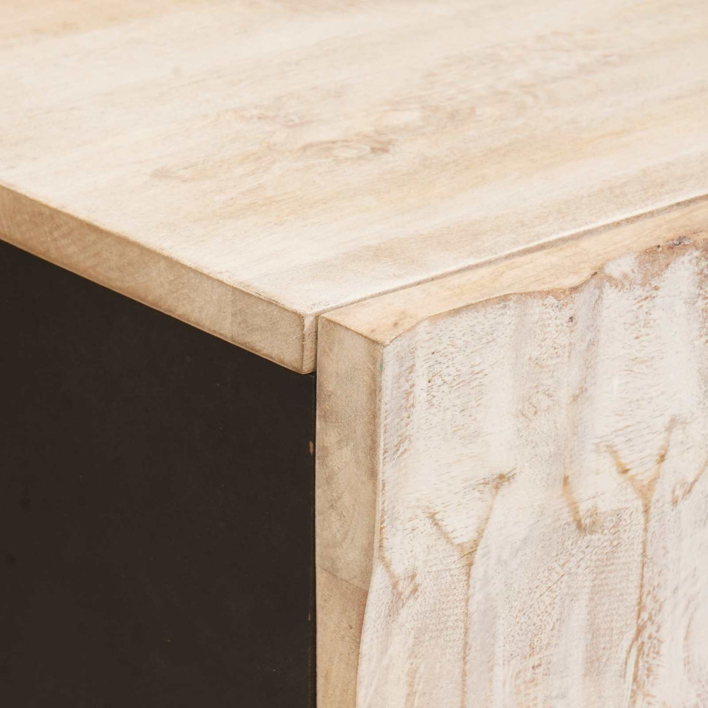 Dressoir Effen Witte Was Afwerking Wit gewassen afwerking