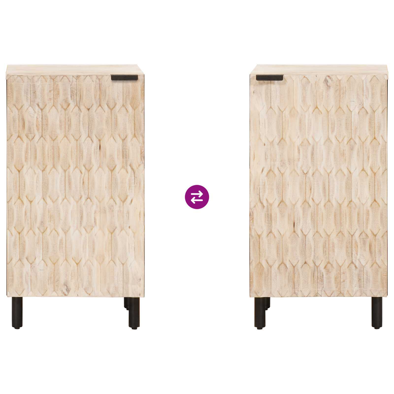Dressoir Effen Witte Was Afwerking Wit gewassen afwerking