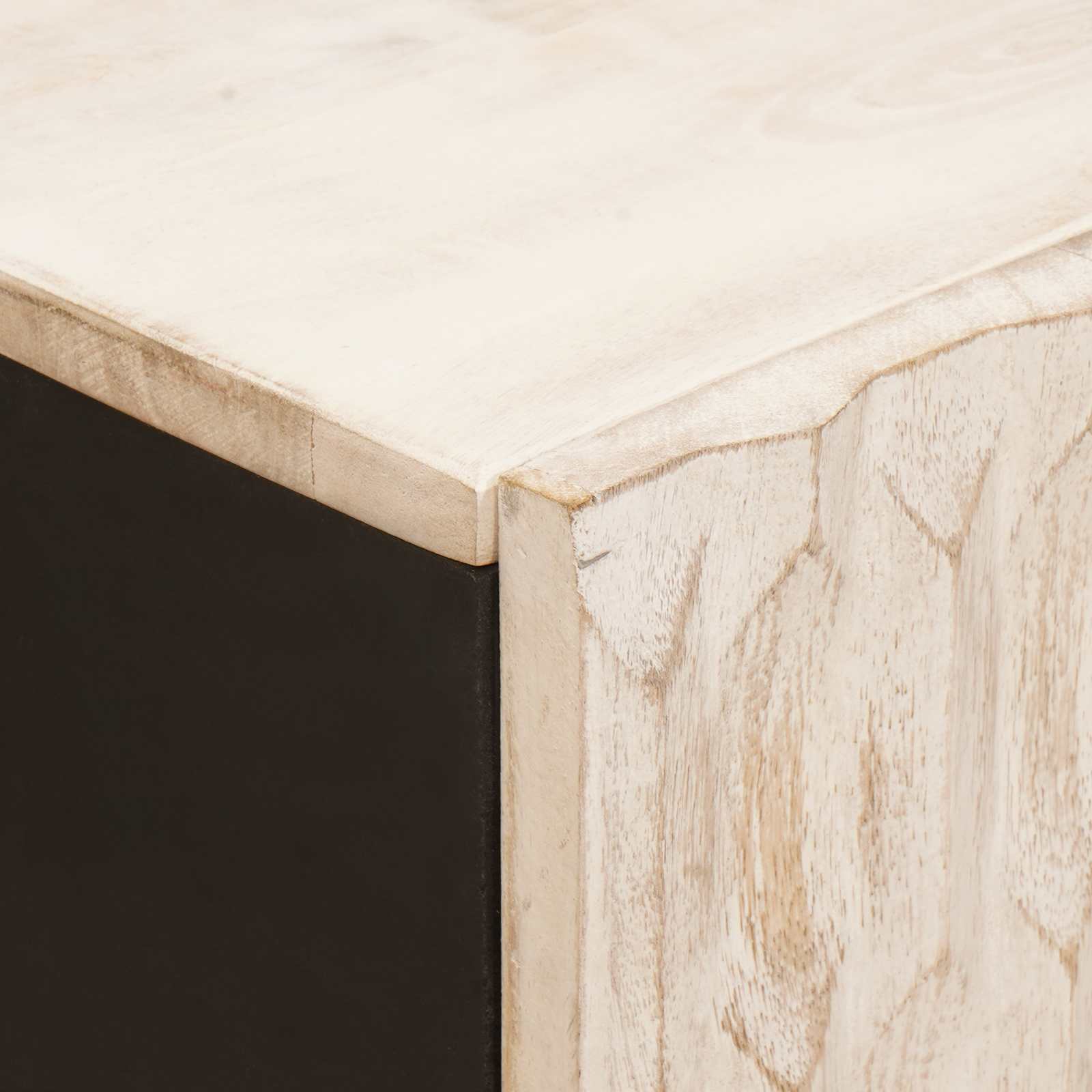 Dressoir Geometrisch Witte Was Afwerking Wit gewassen afwerking