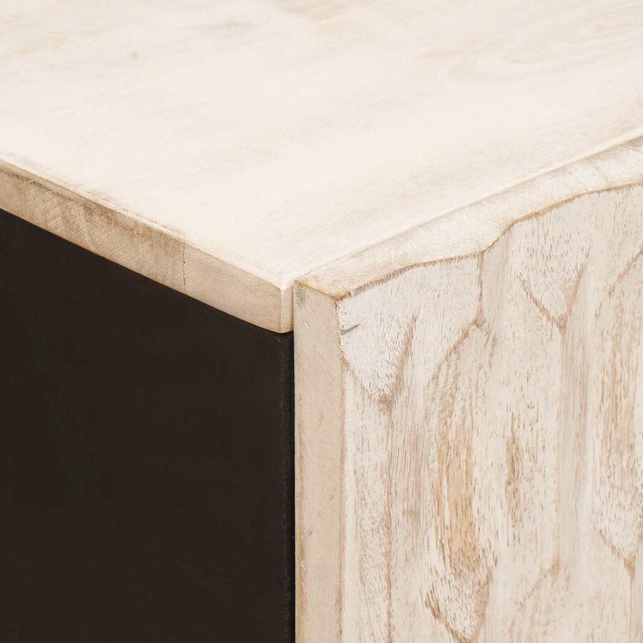 Dressoir Geometrisch Witte Was Afwerking Wit gewassen afwerking