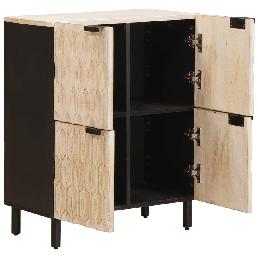 Dressoir Geometrisch Witte Was Afwerking Wit gewassen afwerking