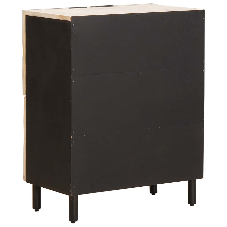Dressoir Geometrisch Witte Was Afwerking Wit gewassen afwerking