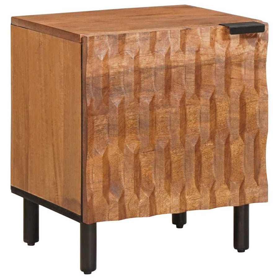 Nachtkastje 2 pcs Bruin 40 x 33,5 x 46 cm Massief Mango Hout
