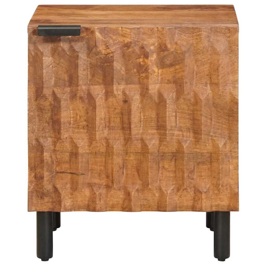 Nachtkastje 2 pcs Bruin 40 x 33,5 x 46 cm Massief Mango Hout