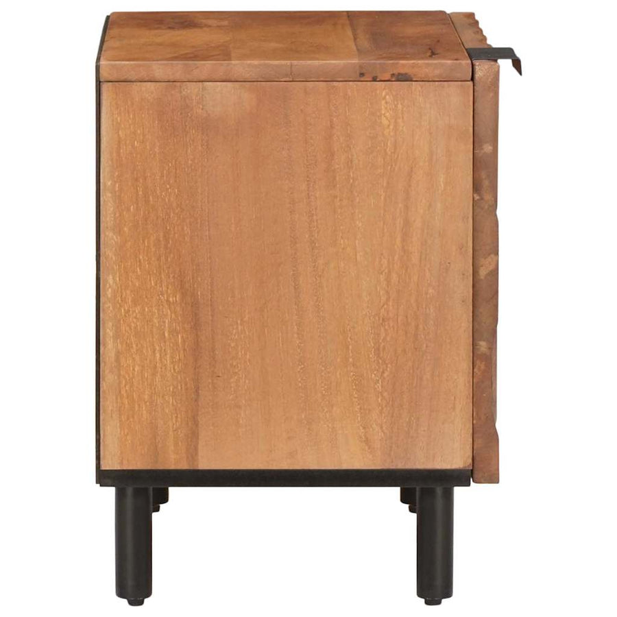 Nachtkastje 2 pcs Bruin 40 x 33,5 x 46 cm Massief Mango Hout