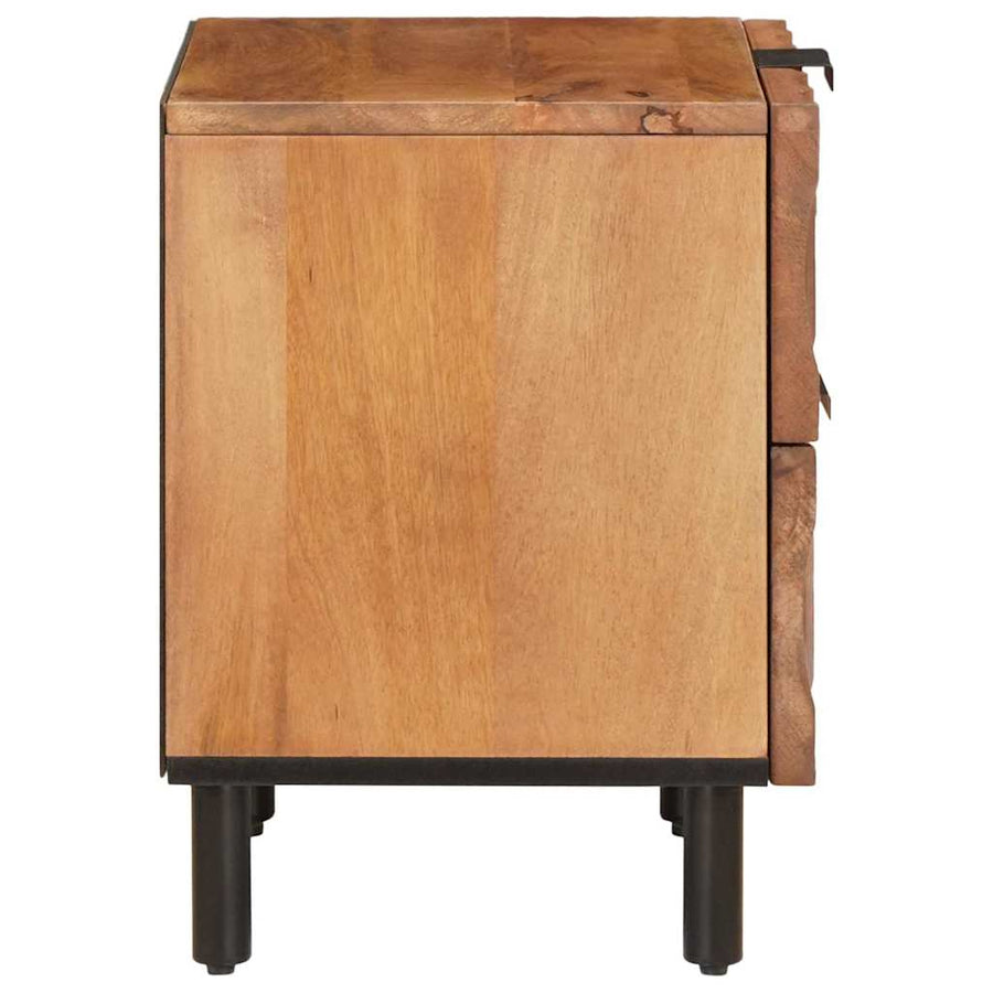 Nachtkastje met lade Bruin 40 x 33,5 x 46 cm Massief Mango Hout
