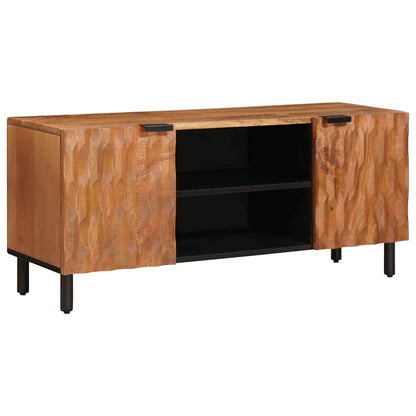 TV-kast met plank Acacia Bruine Afwerking 105 x 33,5 x 46 cm