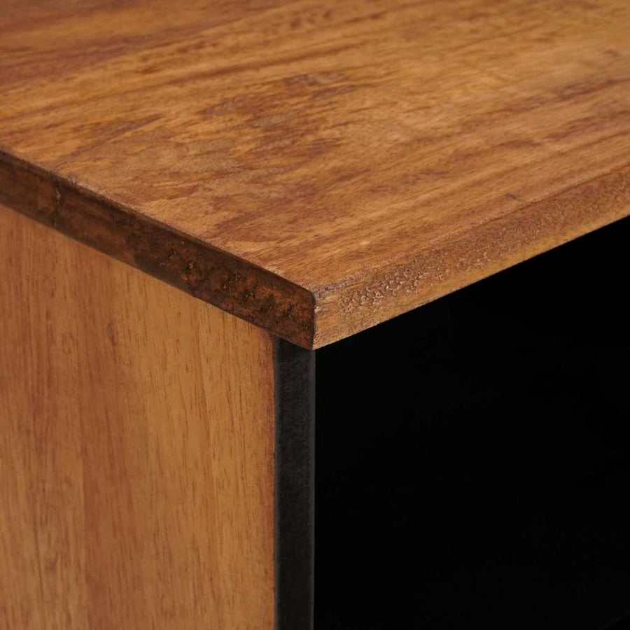 TV-kast met lade Acacia Bruine Afwerking 70 x 33,5 x 46 cm