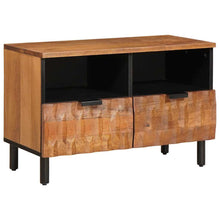 TV-kast met lade Acacia Bruine Afwerking 70 x 33,5 x 46 cm