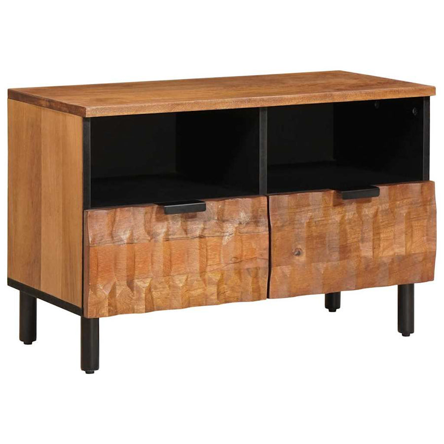 TV-kast met lade Acacia Bruine Afwerking 70 x 33,5 x 46 cm