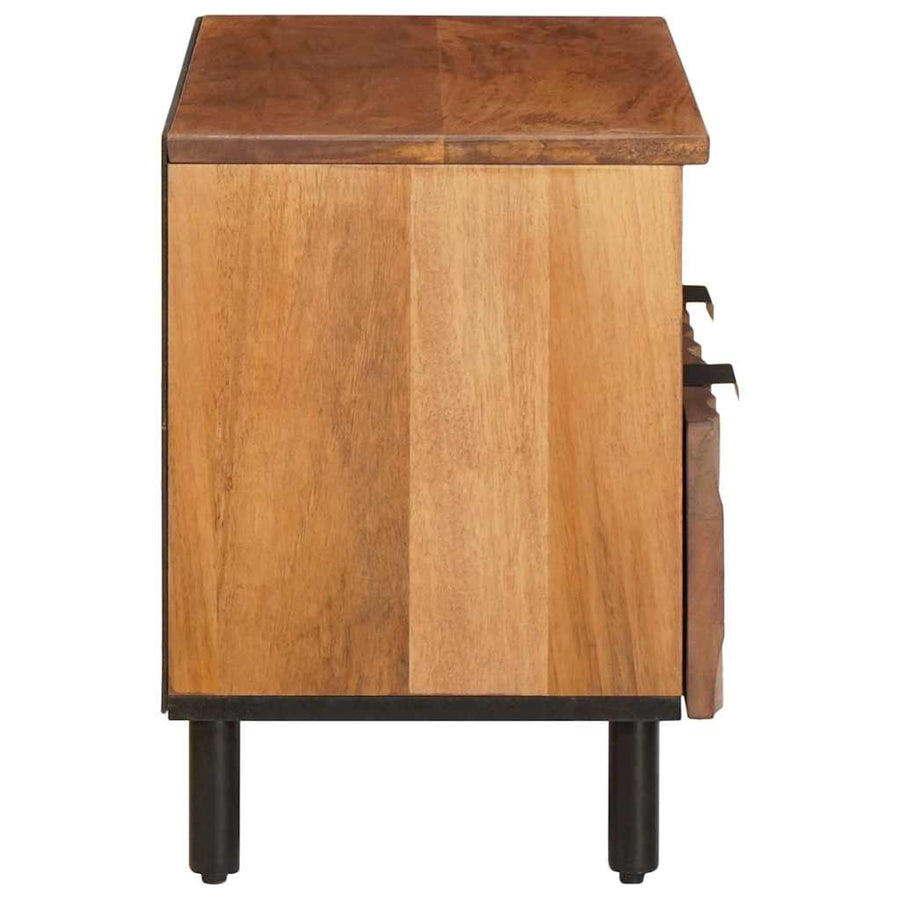 TV-kast met lade Acacia Bruine Afwerking 70 x 33,5 x 46 cm