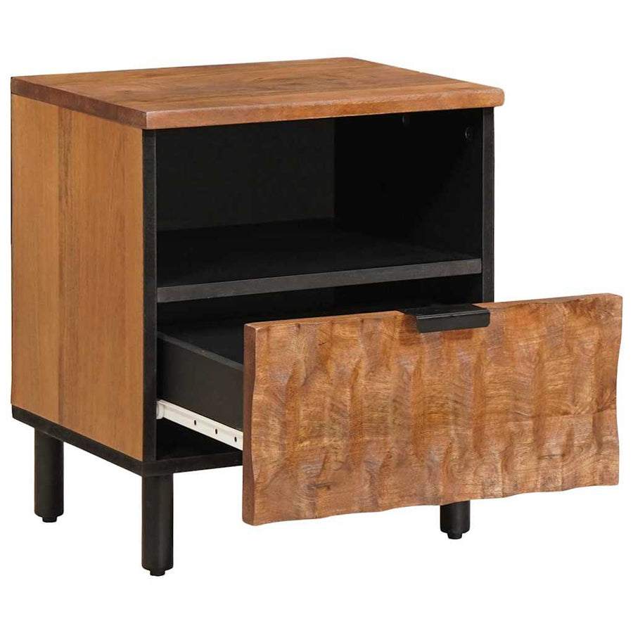 Nachtkastje 2 pcs Bruin 40 x 33 x 46 cm Massief Mango Hout