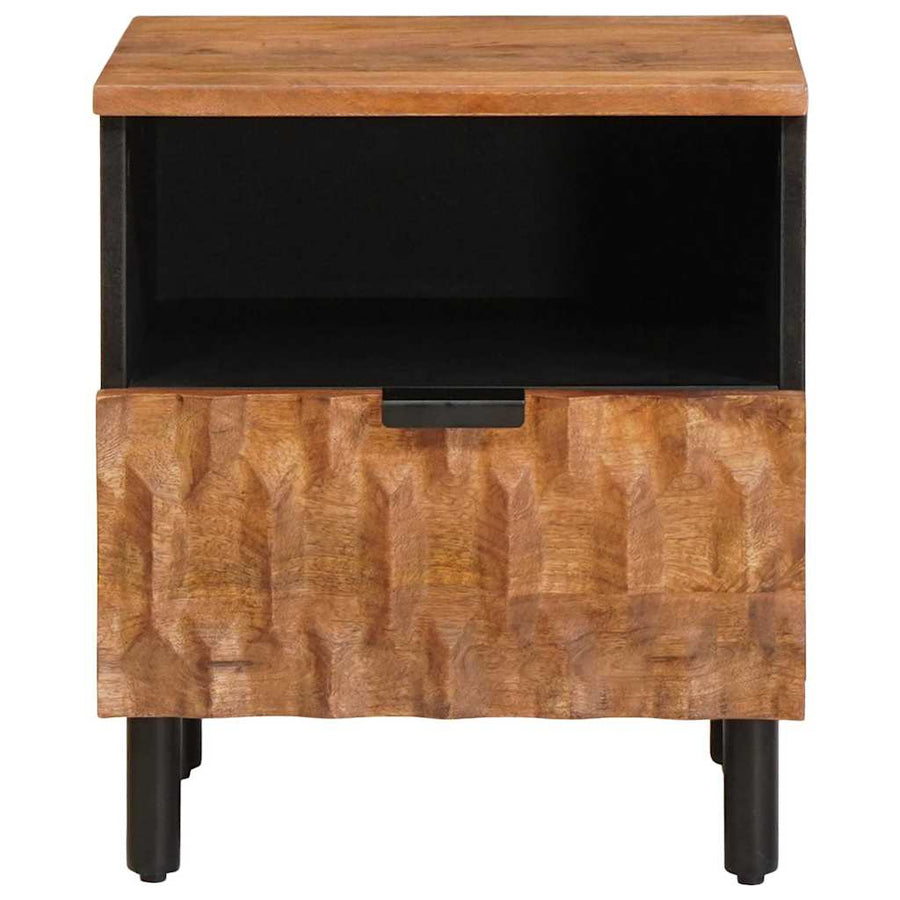 Nachtkastje 2 pcs Bruin 40 x 33 x 46 cm Massief Mango Hout