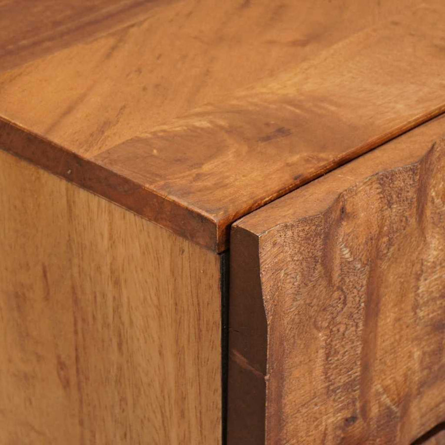 Nachtkastje met lade Bruin 50 x 33 x 60 cm Massief Mango Hout