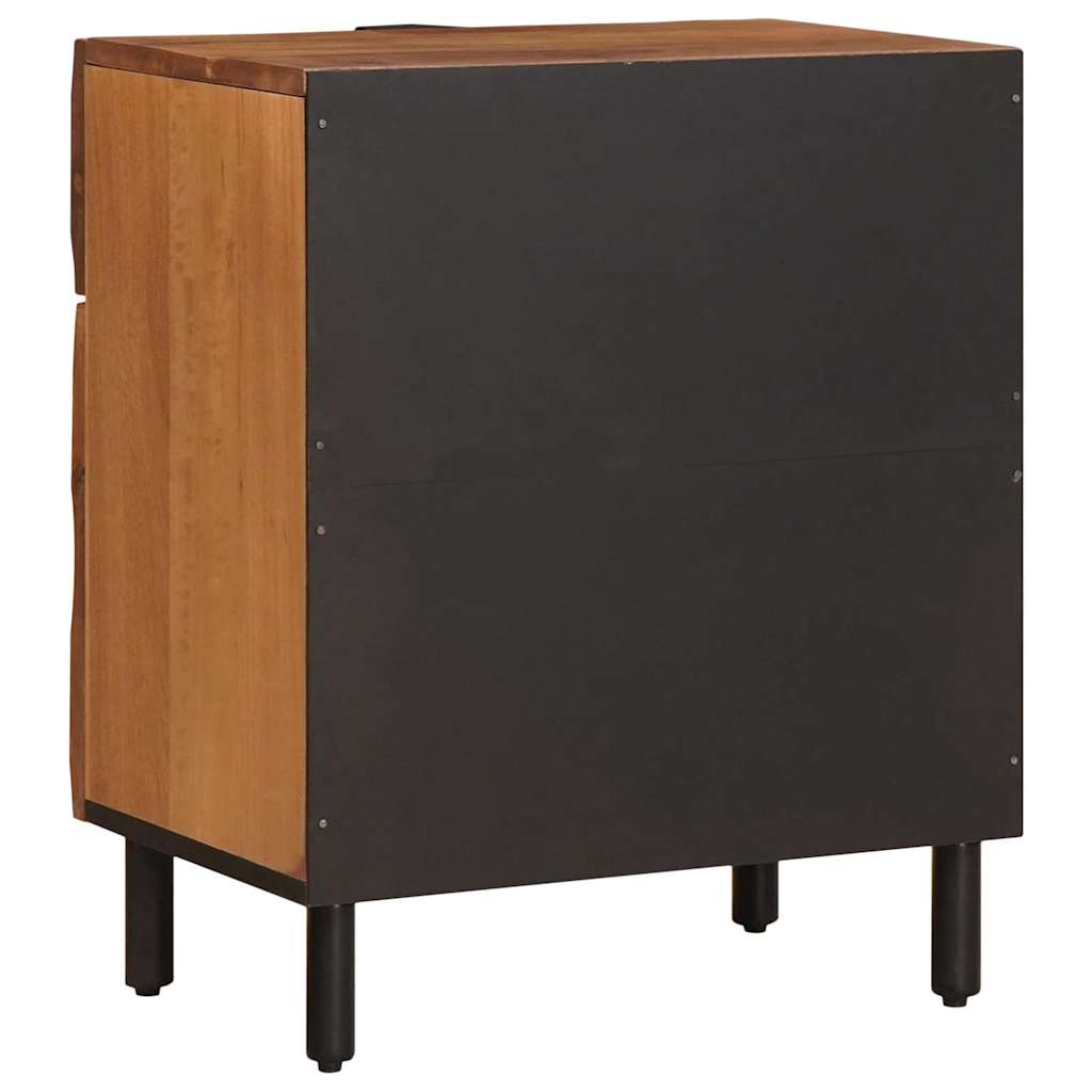 Nachtkastje met lade Bruin 50 x 33 x 60 cm Massief Mango Hout