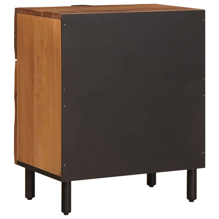 Nachtkastje met lade Bruin 50 x 33 x 60 cm Massief Mango Hout