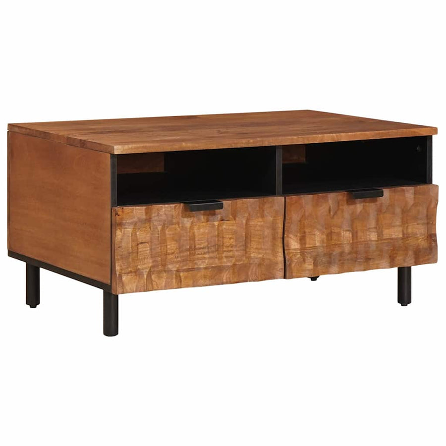 Salontafel met lade Bruin 80 x 54 x 40 cm Massief Mango Hout