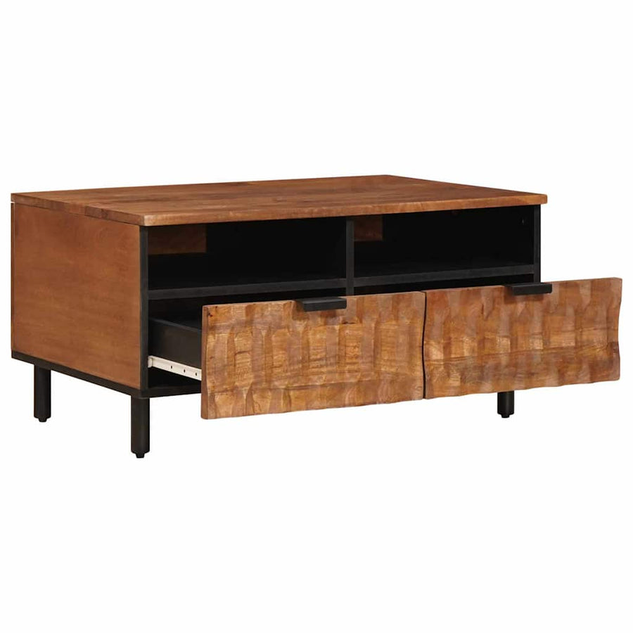 Salontafel met lade Bruin 80 x 54 x 40 cm Massief Mango Hout