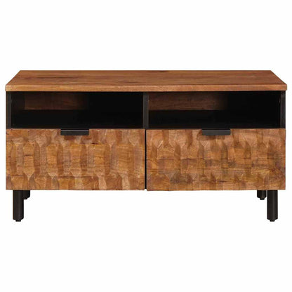 Salontafel met lade Bruin 80 x 54 x 40 cm Massief Mango Hout
