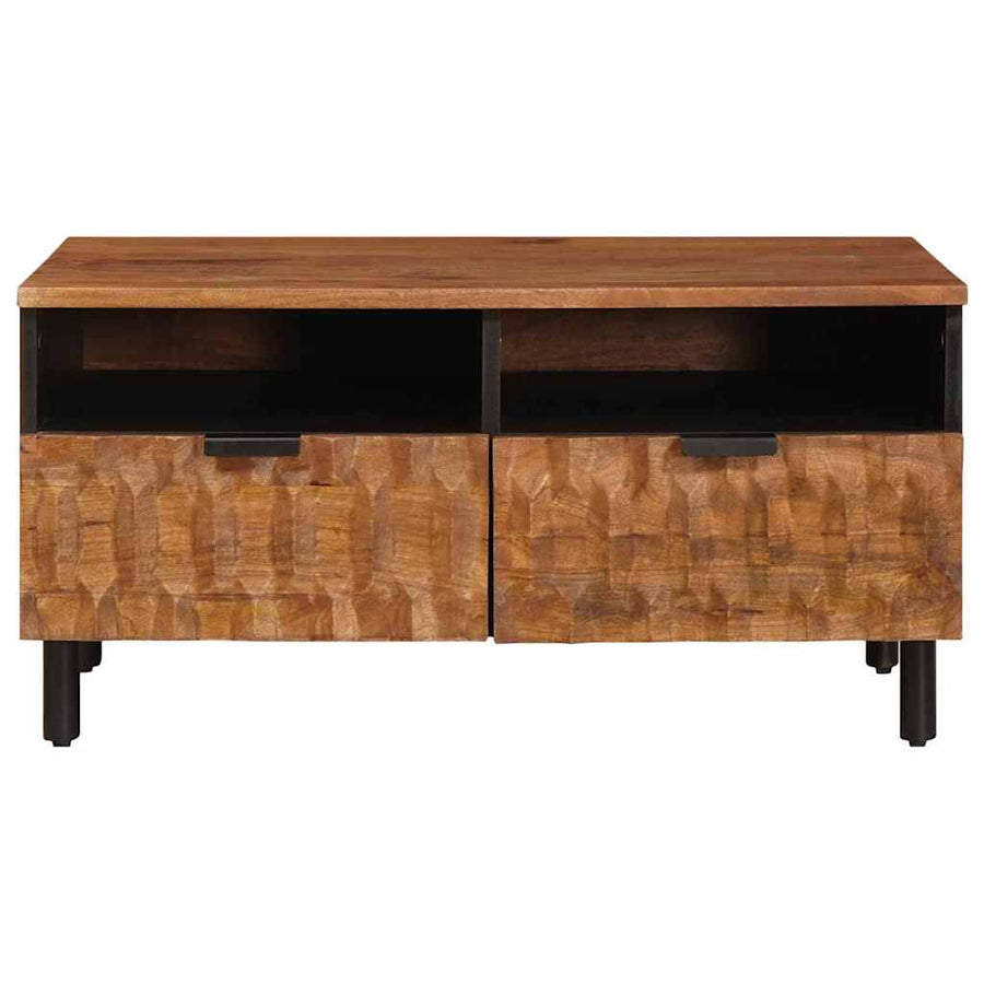 Salontafel met lade Bruin 80 x 54 x 40 cm Massief Mango Hout
