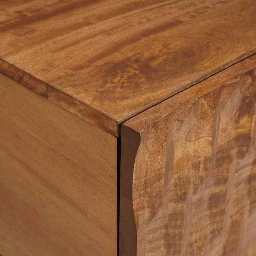 TV-kast met lade Acacia Bruine Afwerking 105 x 33,5 x 46 cm