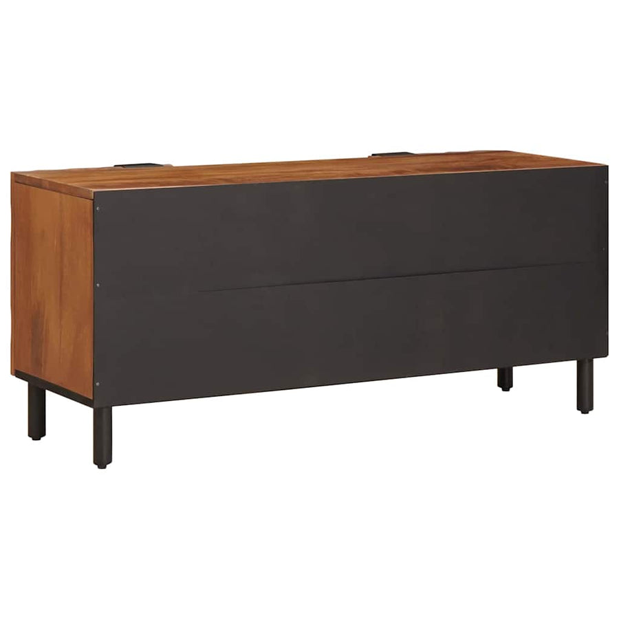 TV-kast met lade Acacia Bruine Afwerking 105 x 33,5 x 46 cm