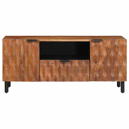 TV-kast met lade Acacia Bruine Afwerking 105 x 33,5 x 46 cm