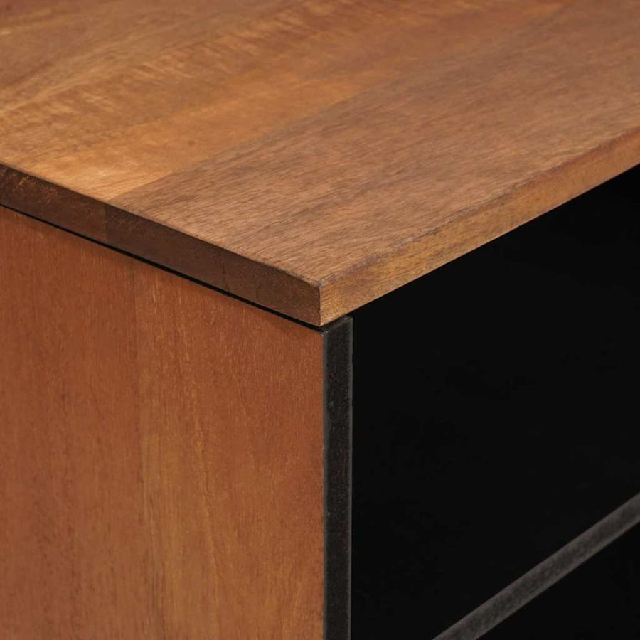 TV-kast met opslag Acacia Bruine Afwerking 80 x 31,5 x 46 cm