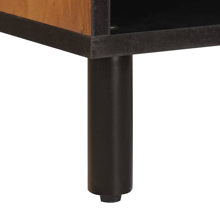 TV-kast met opslag Acacia Bruine Afwerking 80 x 31,5 x 46 cm