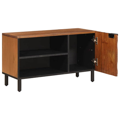 TV-kast met opslag Acacia Bruine Afwerking 80 x 31,5 x 46 cm
