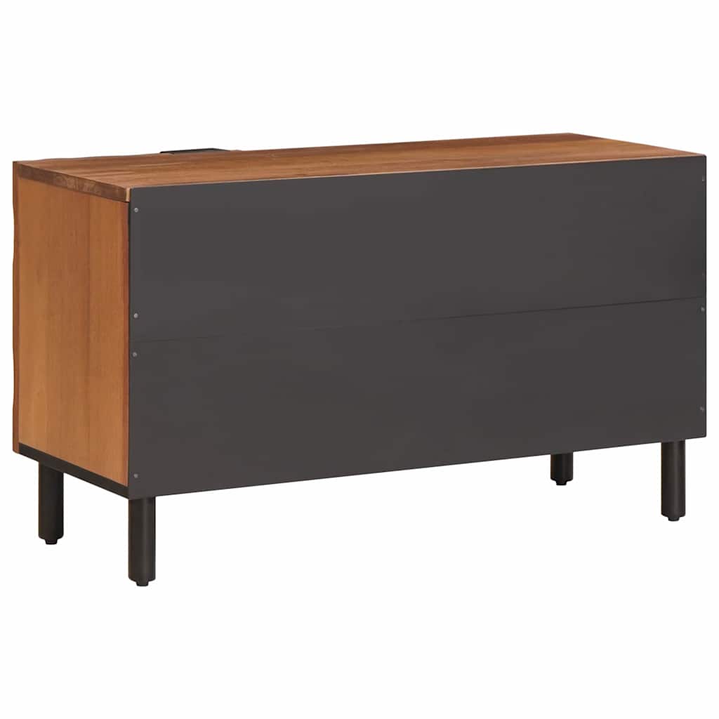 TV-kast met opslag Acacia Bruine Afwerking 80 x 31,5 x 46 cm