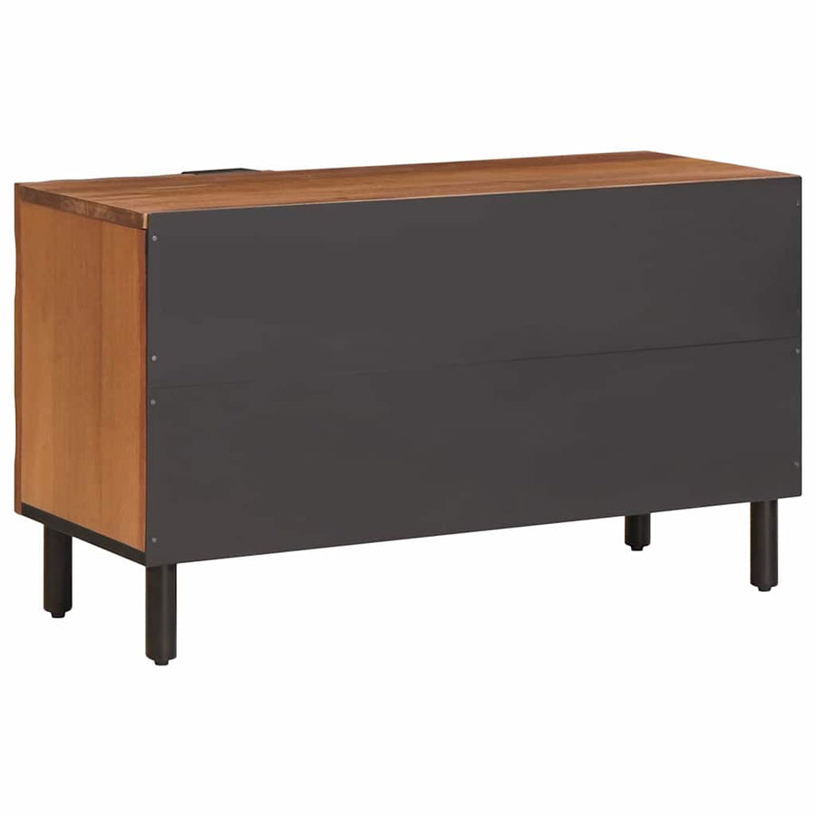 TV-kast met opslag Acacia Bruine Afwerking 80 x 31,5 x 46 cm