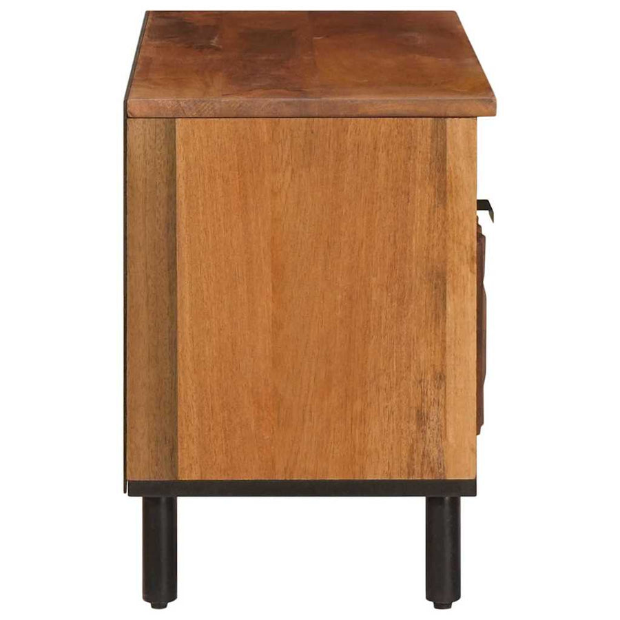TV-kast met lade Acacia Bruine Afwerking 80 x 33,5 x 46 cm