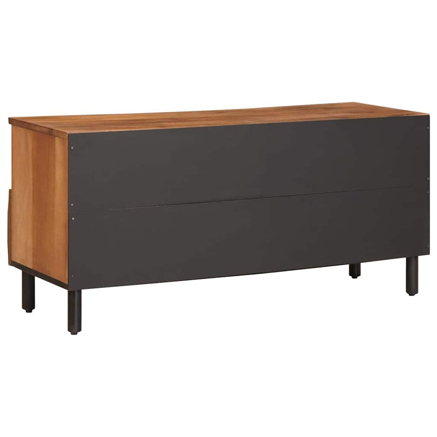 TV-kast met lade Acacia Bruine Afwerking 100 x 33,5 x 46 cm