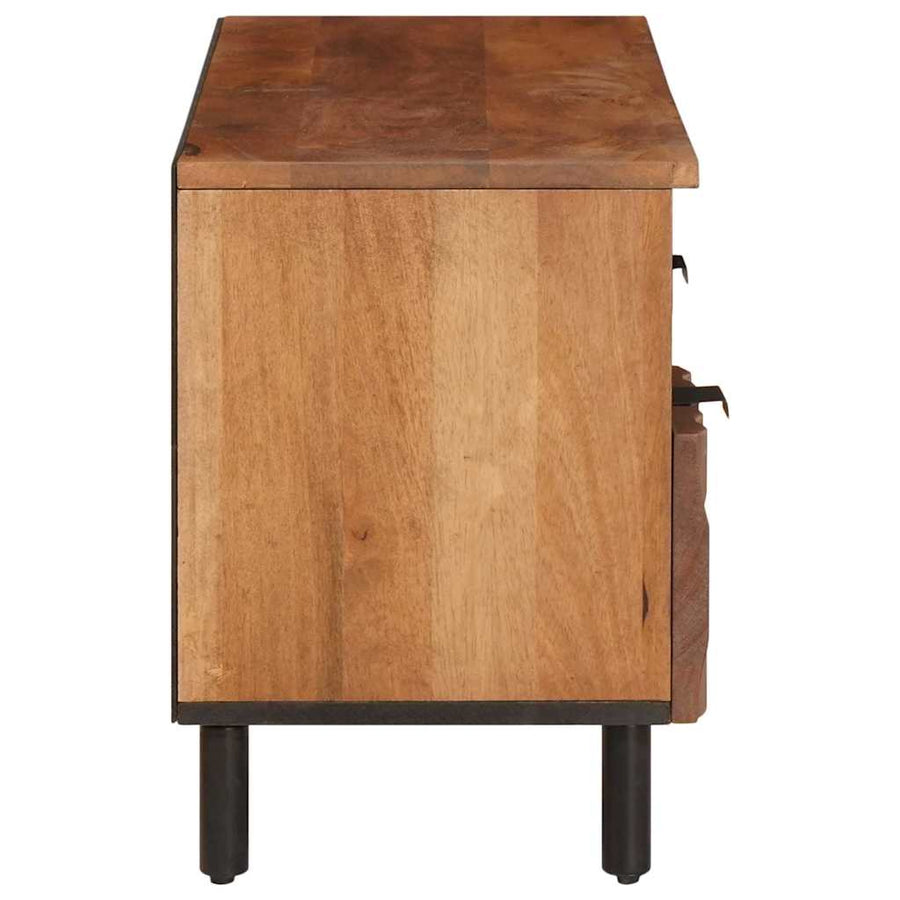 TV-kast met lade Acacia Bruine Afwerking 100 x 33,5 x 46 cm