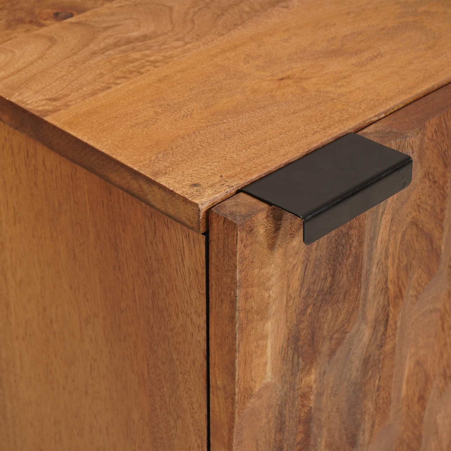 Badkamer Hangkast Effen Bruin Acacia bruin afwerking