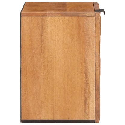 Badkamer Hangkast Effen Bruin Acacia bruin afwerking