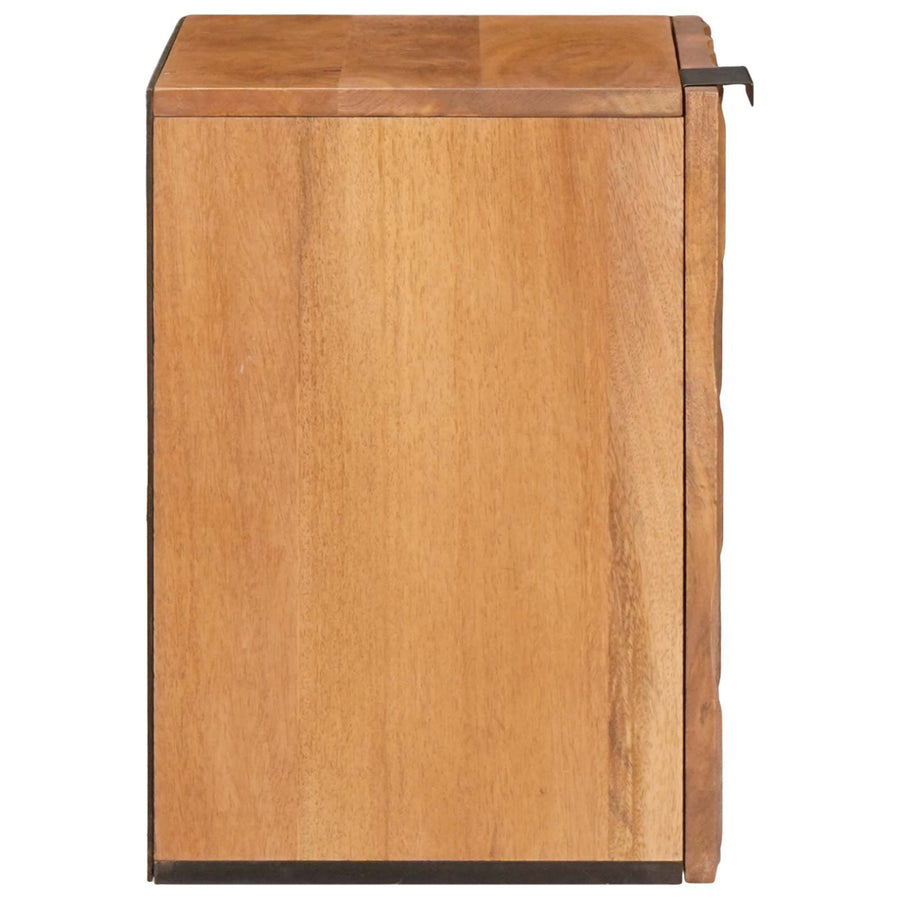Badkamer Hangkast Effen Bruin Acacia bruin afwerking