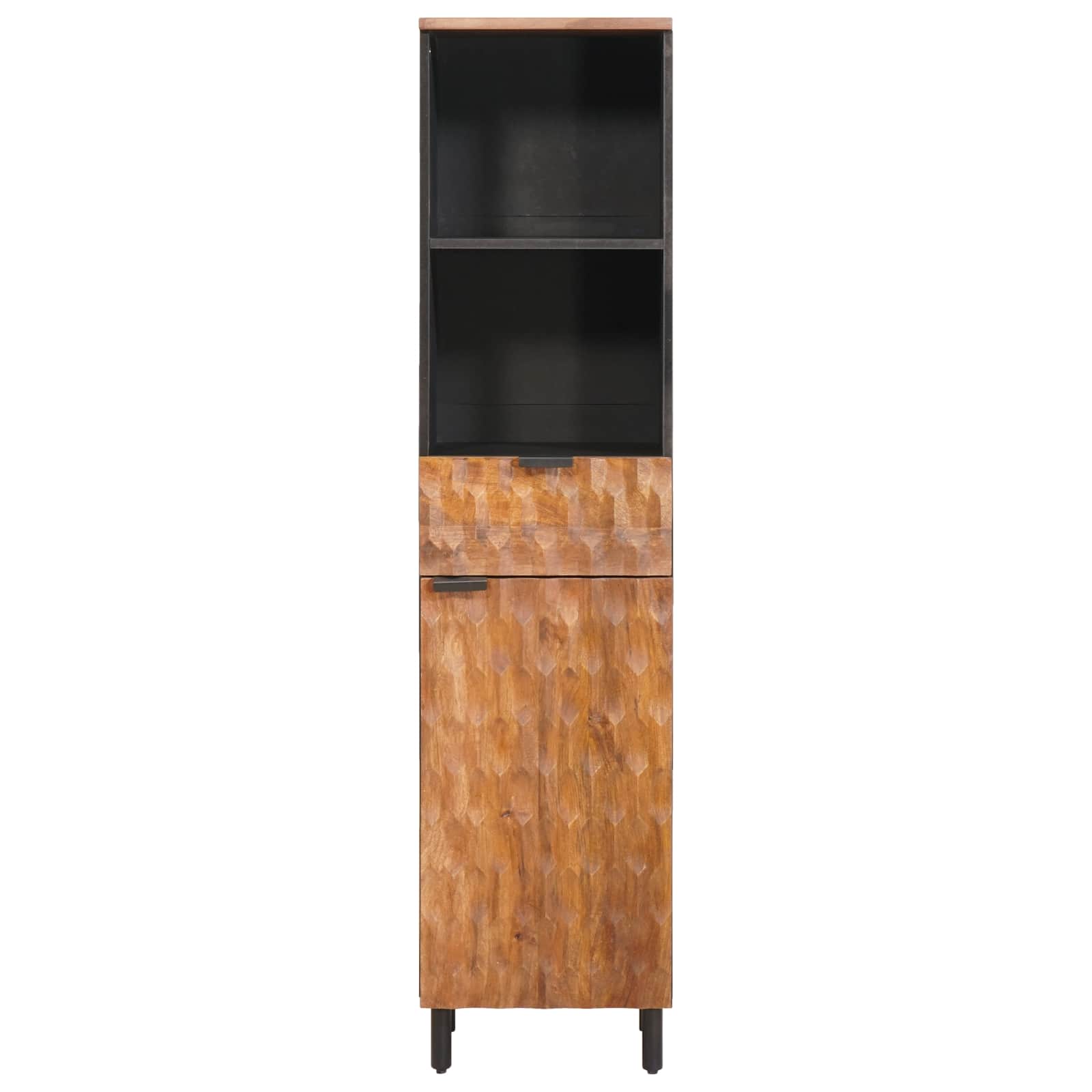 Badkamerkast Effen Bruin Acacia bruin afwerking