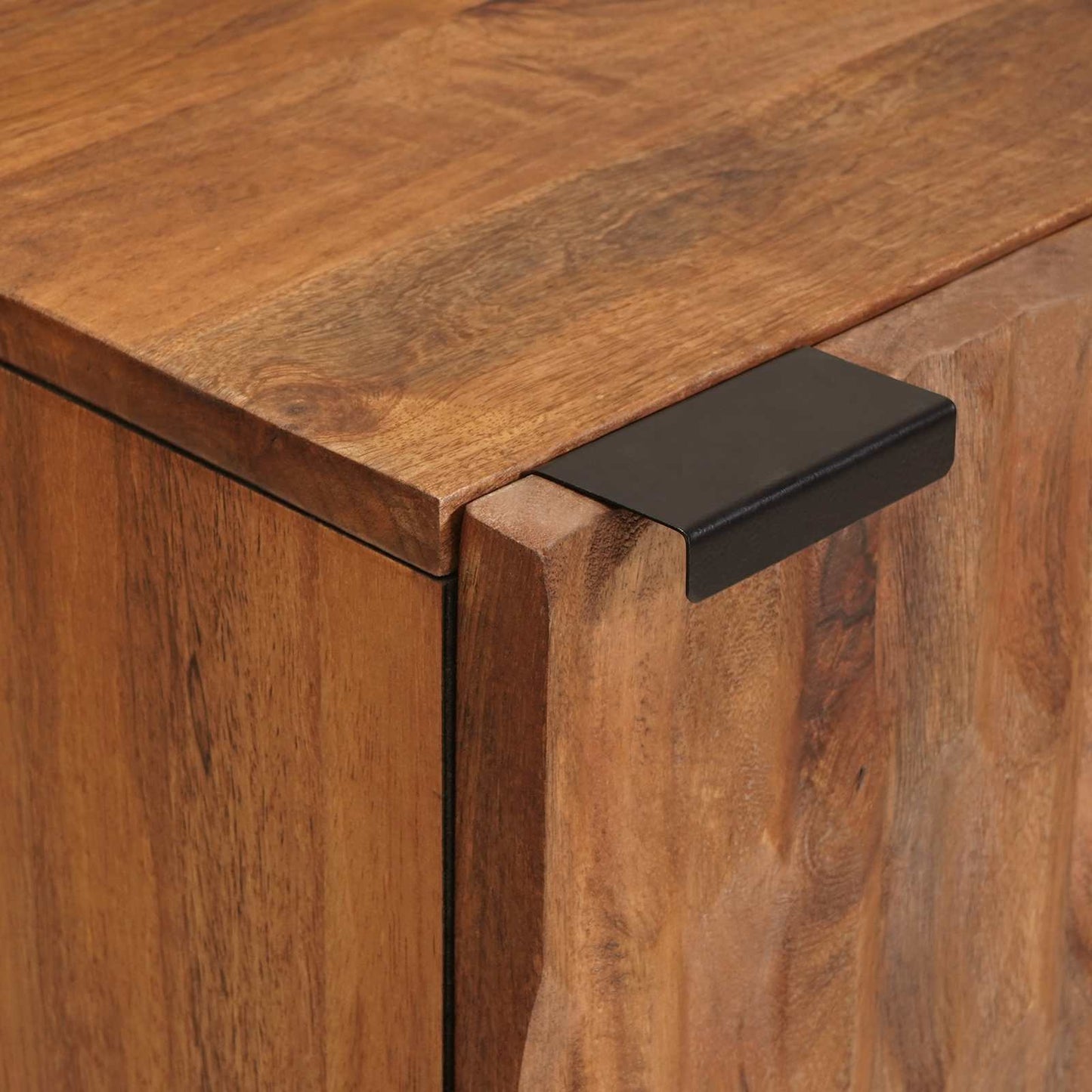 Dressoir Effen Acacia Bruine Afwerking Acacia bruin afwerking