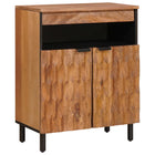 Sideboard with Storage Acacia Brown Finish 60 x 33 x 75 cm