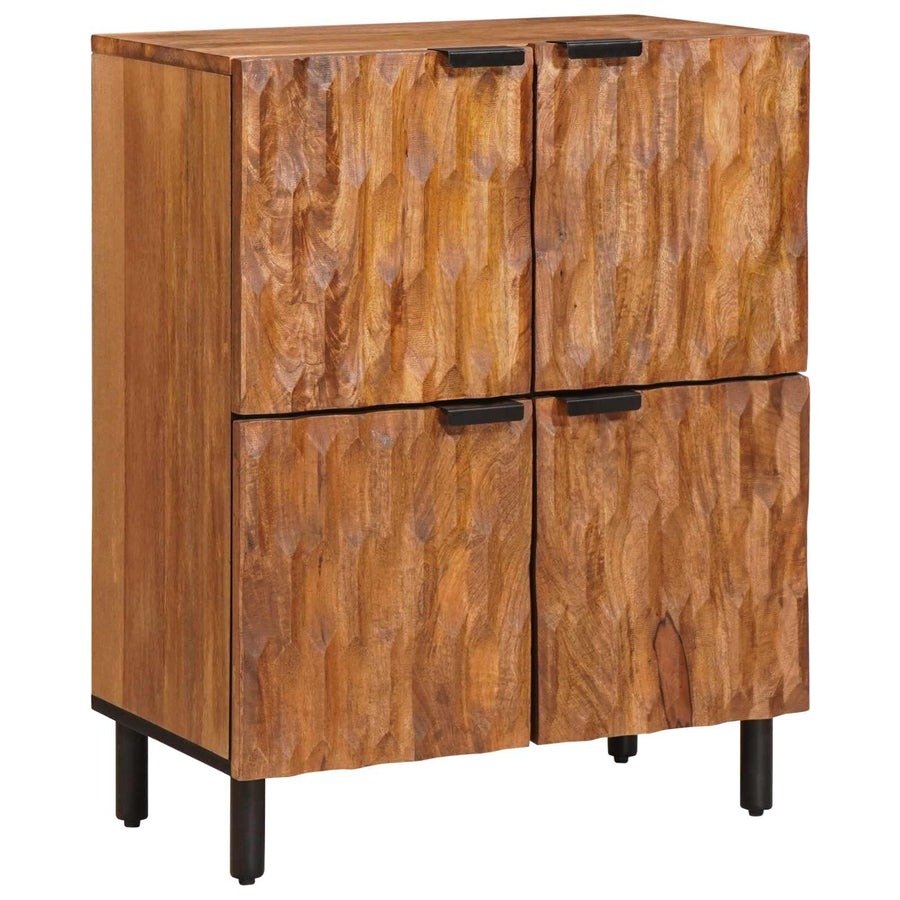 Dressoir Geometrisch Acacia Bruine Afwerking Acacia bruin afwerking