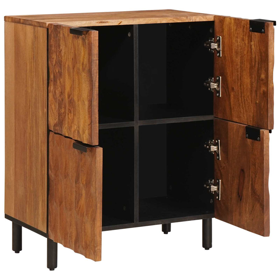 Dressoir Geometrisch Acacia Bruine Afwerking Acacia bruin afwerking